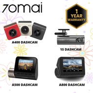 70mai CarRecorder Dashcam 70mai A500/A500S+Rear/1S Global/A800s Cam Built-in GPS 1944P 24Hours Parki