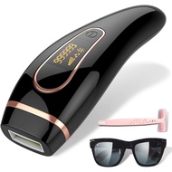 IPL Hair Removal System, Permanent Painless 999,999 Flashes Facial Whole Body at-Home Hair Remover D