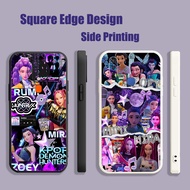 Casing For iPhone X XS MAX XR 13 Pro 7 8 Plus kpop demon hunters rumi zoey mira Purple aesthetics BO