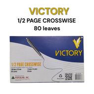 Victory 1/2 Crosswise Pad Paper 80 lvs (per pad)