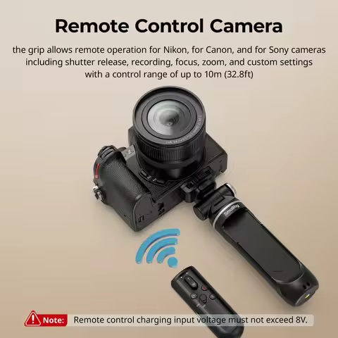 SmallRig 4551 SR-RG2 Multifunctional Wireless Shooting Grip for Sony Nikon Canon 14.6cm Extend Size 