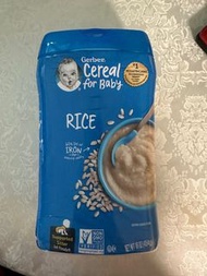 Gerber cereal for baby 454g Gerber嘉寶嬰兒米粉(純米) 454克