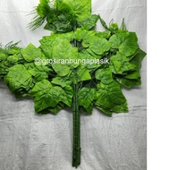 HIJAU Artificial Leaves/Decorative Leaves/Plastic Leaves/Decorative Leaves/Light Green Grape Leaves