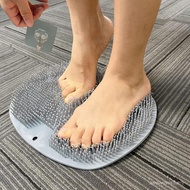 new ShowerFootScrubberMatBackWasherExfoliatingBathWashPadWallMountedSlipSuctionCupsforUseinCleanerMe