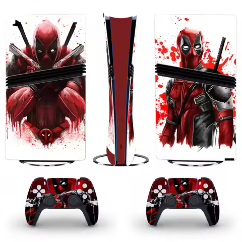 New Film PS5 Pro Digital Skin Sticker Protector Decal Cover for Console Controller PS5 Pro Sticker V