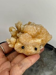 HIDDEN GEM D3 - 可愛 方解石 小刺蝟 🦔 / 小魚 - 可掛手串  *sf or pick up