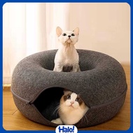 Cat Bed Tunnel Toy Cat Donut Tunnel Bed - Q60