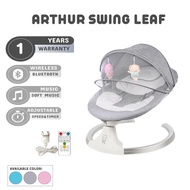 BORONG! Premium Electric Automatic Baby Auto Swing Leaf Portable Smart Rocker Baby Sleep Swing Chair