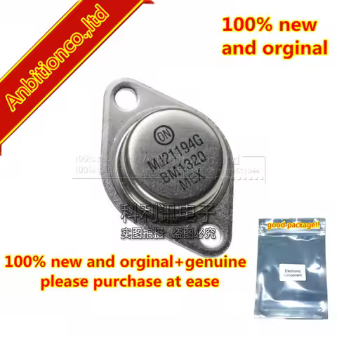 2pcs 100% new and orginal MJ21194G Silicon Power Transistors TO-204 in stock