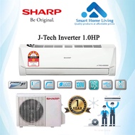 SHARP 1HP 1.5HP 2HP 2.5HP J-Tech Inverter Aircond Air Conditioner Powerful