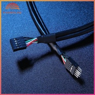 USB 2.0 9 Pin Male To 9 Pin Female Adapter Extension Cable 50CM/1.64FT Connector Adapter 9pin USB He