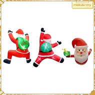 [MiskuluMY] Inflatable Santa Claus Hanging Santa with Gift Bag Outdoor Inflatable Santa Christmas In