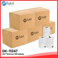 Compatible DK-11247 Large Shipping Paper Label for Brother Printer (Black on White) 100 rolls