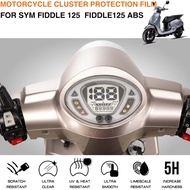 2 Set FOR SYM FIDDLE 125 FIDDLE125 ABS Meter Screen Protector TPU Material Anti Scratch Instrument P