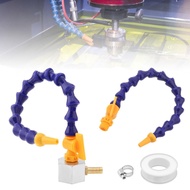 G1/4 Round Nozzle Plastic Adjustable Cooling System for CNC Machine / Lathe with 2 pcs 40 cm Coolant