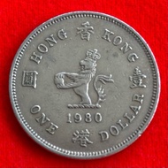 Hong Kong Coin 1 dollar 1980 Foreign