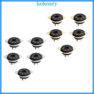 KOK 5pcs 8Pin Vacuum Tube Socket Base Octal for KT66 KT88 6SL7 6SN7 6V6 5AR4 GZ34