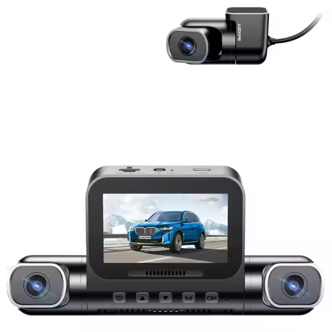 AZDOME Dash Cam M660 2K 1080P 4CH Car DVR GPS 5G Wifi Built-in 64GB EMMC Voice Control 24H Parking M