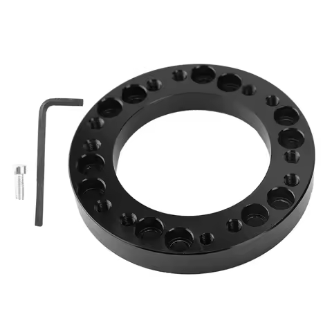 Steering Wheel Spacer Steering Wheel Pad 12.5mm Car Steering Wheel Hub Racing Spacer Pad Adapter Kit