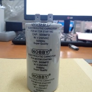 Kapasitor Starting 500 MFD 250 VAC Nobby