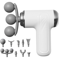 Massage Gun 6 Modes Muscle Massage Gun with 9 Replaement Head Small Handheld Percussion Massager for