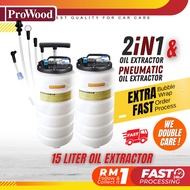Oil Extractor 15Liter Pneumatic & Manual Oil Extractor Pump Vacuum Oil Fluid Pump 15 L Pneumatic Oil