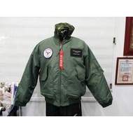 [I Love Air Force] Made In Taiwan Force Flight Jacket MA1 Clip Windproof Green G-MA1-N1 Adult