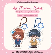 GANTUNGAN {Catspringg} Ao Haru Ride Futaba & Kou Acrylic Charms 6cm & Phonestrap 3cm | Keychain, Key