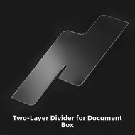 Acrylic Display Stand A4 Document Advertisement Leaflet Organizer Holder Desktop Storage Box for Bus