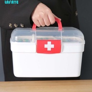 LAFAYE Large Pill Box, Multi-layer Portable Large Pill Case, Waterproof Large Capacity Domestic Medicine Box Medicine Tablet Container Pill Storage Organizer Lady