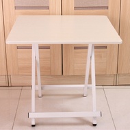 Folding table simple large round table home foldable table portable square table table table simple