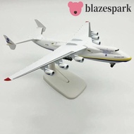 BLAZESPARK AN225 Model Plane, Metal Alloy Replica Antonov an-225, Decoration Mriya Diecast 1/400 Sca