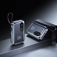 【China CCC】20000mAh 120W Super Fast Charge สายเคเบิลในตัว Mini Power Ban k แบบพกพา Charger แบตเตอรี่