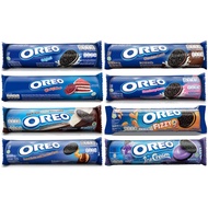 Oreo Biscuit Sandwich 123.5gr - Original Vanilla Chocolate Strawberry Red Velvet IceCream Fizzy