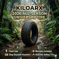 KILOARX 225/55R17 Tires Accessories Run Flat 2026 Strong-Wall Long-Lasting Robust Wheel 1PC
