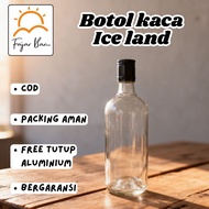 Ice Land glass bottle 500/ ML & 350 ML JUICE GLASS BOTTLE/ HONEY GLASS BOTTLE/ COFFEE GLASS BOTTLE/