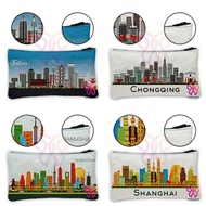 Shanghai Foshan Chongqing Chinese Souvenir Small Wallet