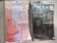 PITTA 3D立體口罩 成人黑色 小童三色