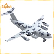 Diecast C17 Transport Plane Pull back Light Sound Aircraft Model Education Toy