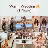 Warm Wedding (5 filters) | Lightroom Mobile Preset