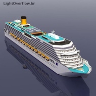 [LightOverflow] Cruise Ship Paper Model Cruise Ship 3D Paper Model DIY Puzzle Manual Papercrafts Toy