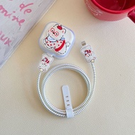 Cute Little Dog Charger protector Charger case Fast charging cable protector for ip 18/20w charger s