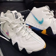 🤍NIKE kyrie 4代 歐文4代 厄文4代白彩雷射配色球鞋 籃球鞋 運動鞋