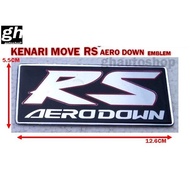 KENARI MOVE RS rear boot RS Aerodown logo emblem