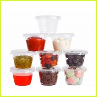 4oz Salad Cup Clear with Lid 100s