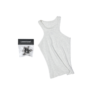 1JINN STUDIO Pure Color Metal Flower Work Vest Womens Small Strap Embroidered Sleeveless Slim Fit To