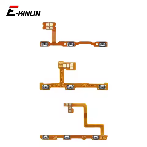 Switch Power ON OFF Key Mute Silent Volume Button Flex Cable For Vivo X80 X70 X60 X51 X50 Pro Plus L