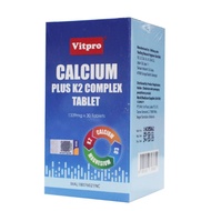 Vitpro Calcium Plus K2 Complex Tab 1339mg 90's