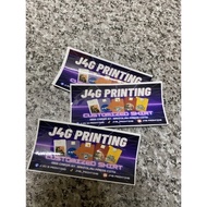 J4G Printing customized Sticker