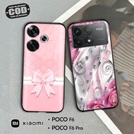 Glass Softcase For poco F6 & poco F6 PRO - Cellphone Case poco F6 & poco F6 PRO [T23].